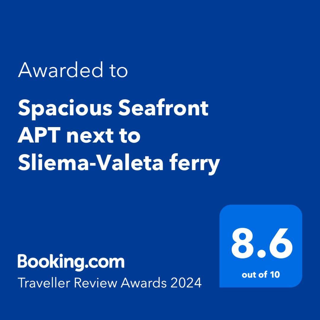 Spacious Seafront Apt Next To Sliema-Valeta Ferry المظهر الخارجي الصورة
